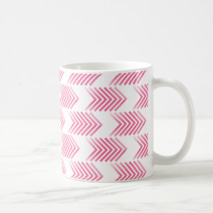 Pink Tribal Arrow Pattern Coffee Mug