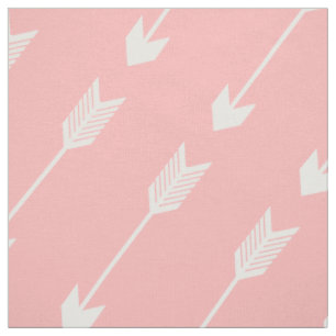 Pink Tribal Arrows Pattern Fabric