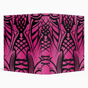 Pink Tribal School Binder