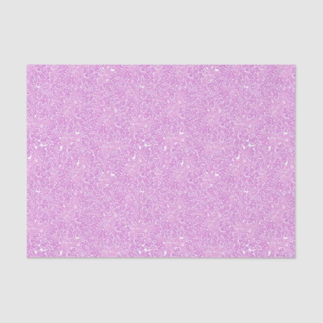 Pink Tropical Abstract Coral Tissue Paper (Front)