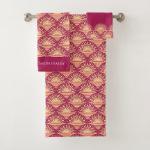 Pink Tropical Boho Pink Gold sunset / sunrise