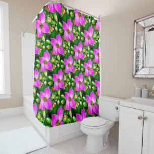Pink Tropical Flowers Pattern