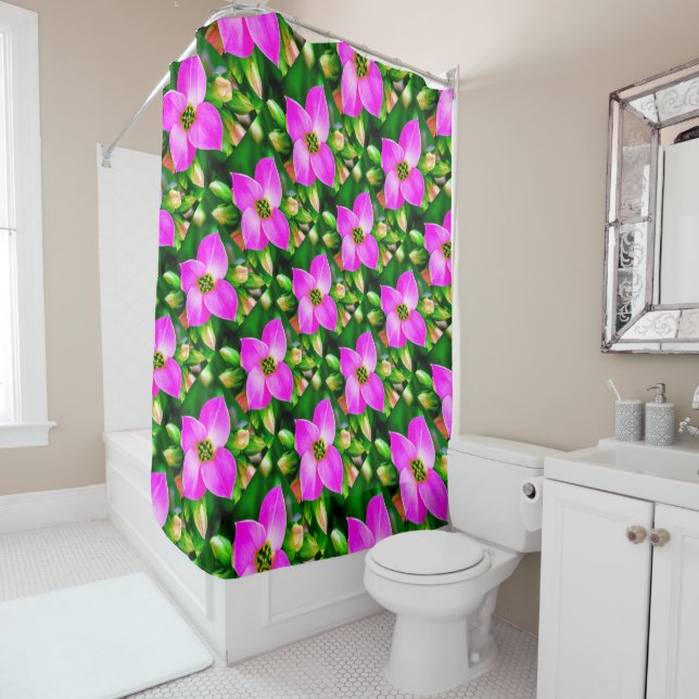 Pink Tropical Flowers Pattern (In Situ)