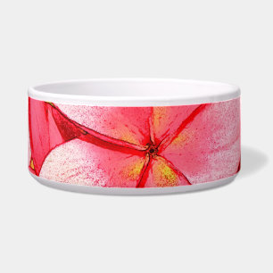 Pink Tropical Frangipani Art