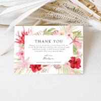 Pink Tropical Sea Shell Bridal Shower