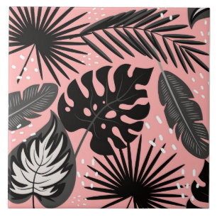 Pink Tropical Tile