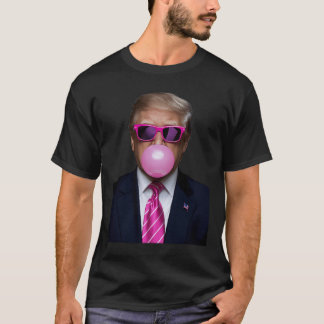 Pink Trump Bubble Gum Shirt 2024 Vote President Fu