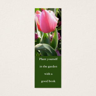pink tulip bookmark
