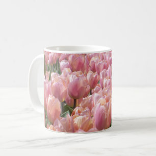 Pink Tulip Field Coffee Mug