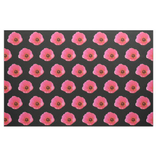 Pink Tulip Floral Patterned Fabric