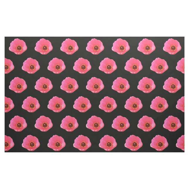 Pink Tulip Floral Patterned Fabric (Fat Quarter)