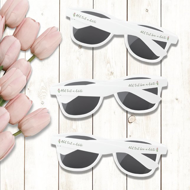 Pink Tulip Floral Sunglasses (Creator Uploaded)