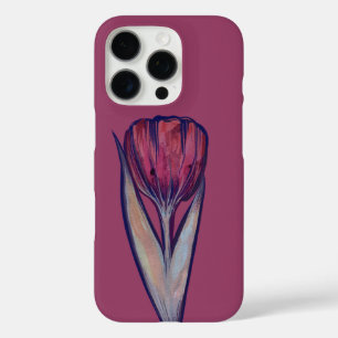 Pink Tulip Gentle Bloom of Spring iPhone 16 Pro Case