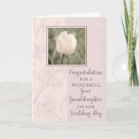 Pink Tulip Great Granddaughter Wedding 