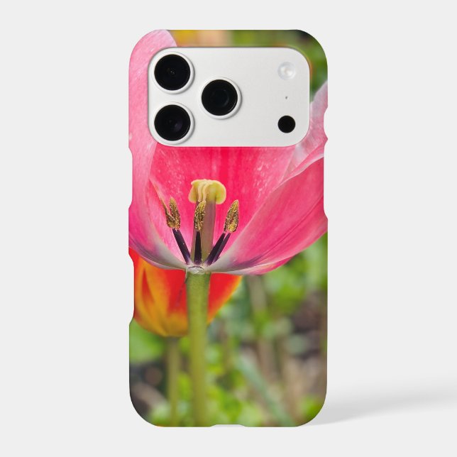 Pink Tulip iPhone Case (Back)