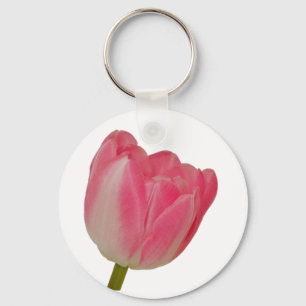 Pink Tulip Keychain