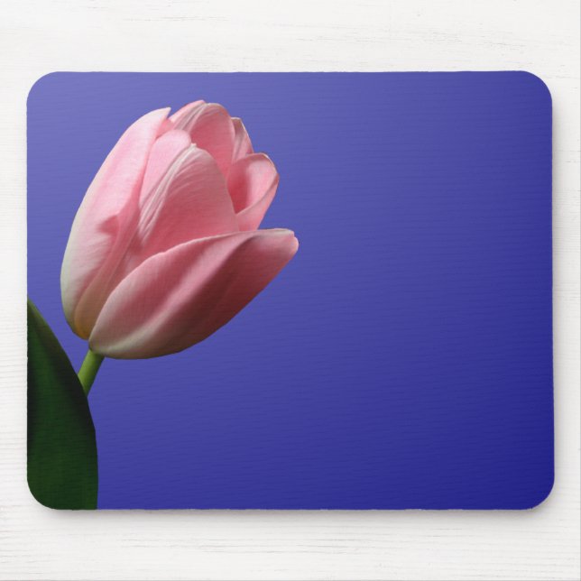 Pink Tulip Mousepad (Front)