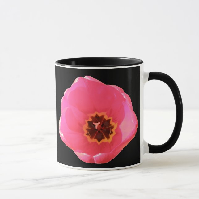 Pink Tulip Mug (Right)