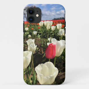 Pink Tulip Standing Out, Oregon iPhone 11 Case
