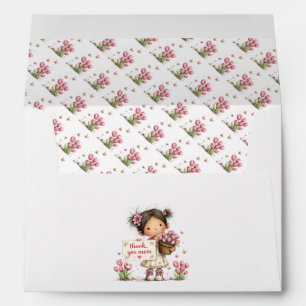Pink Tulip “Thank You Mom” Envelope