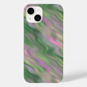 Pink Tulip Wavy Texture Case-Mate iPhone 14 Case