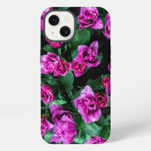 Pink tulips flowers iPhone 13 case