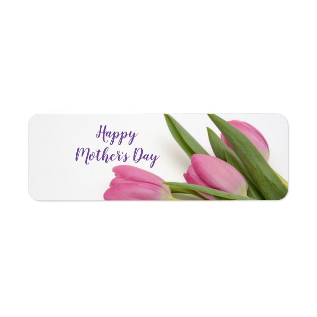 Pink Tulips Happy Mother's Day (Front)