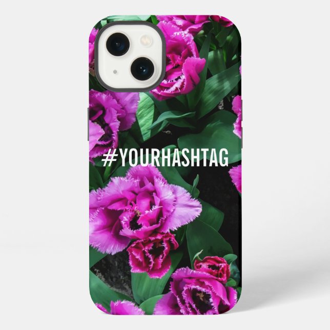 Pink tulips iPhone case (Back)