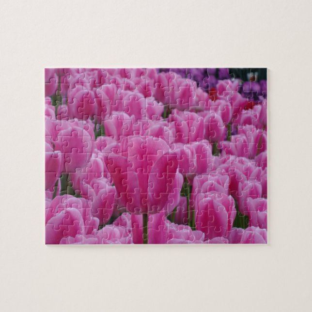 Pink Tulips Jigsaw Puzzle (Horizontal)