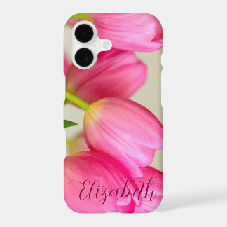 Pink Tulips Personalize