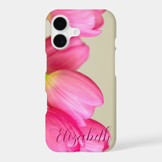Pink Tulips Personalize