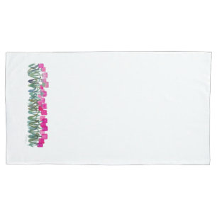 Pink Tulips Pillowcase