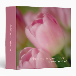 Pink Tulips • Wedding Plans Binder