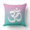 Pink Turquoise Ombre Om Symbol