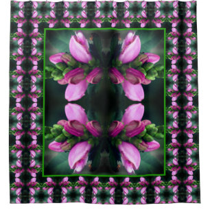Pink Turtlehead Flower Close Up Abstract