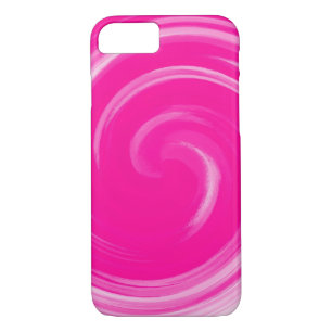 Pink Twist Abstract Background #2 iPhone 8/7 Case
