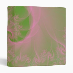 Pink Twist on Green Binder