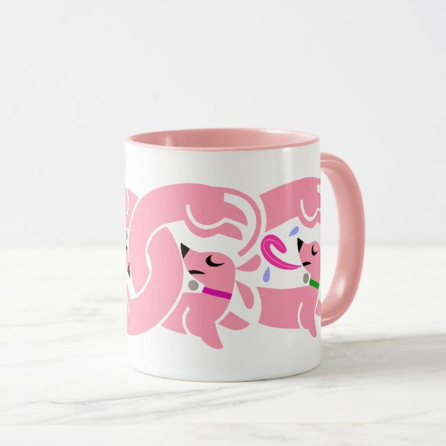 Pink Twisted Doxies Mug (Front Right)