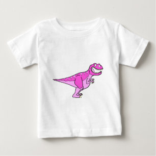Pink Tyrannosaurus Rex Baby T-Shirt
