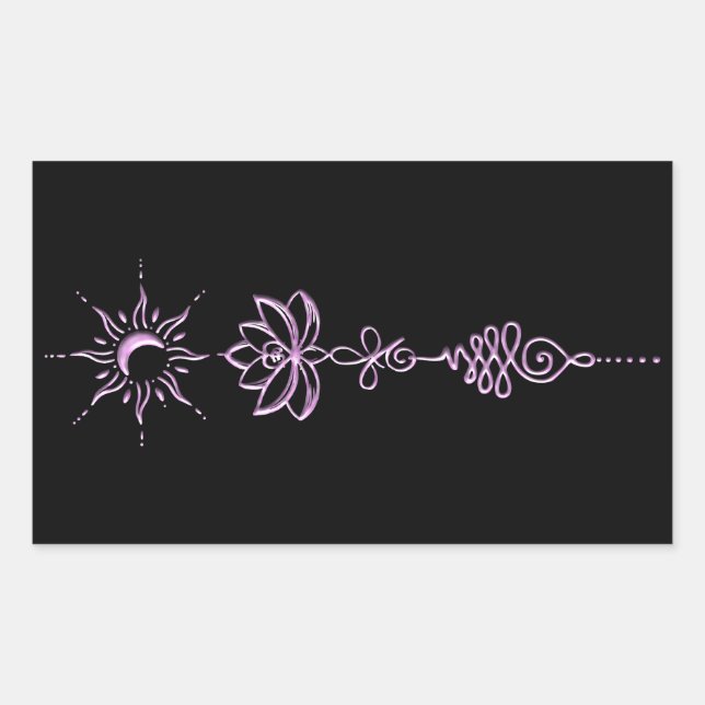 Pink Unalome Group Sticker (Front)