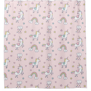 Pink Unicorn Doodle