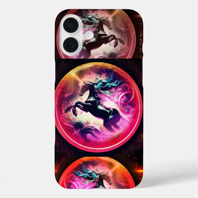 Pink Unicorn iPhone 13 Case (Back)