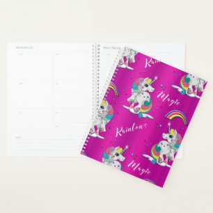 Pink Unicorn Magic Planner