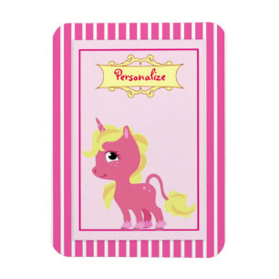 "Pink Unicorn" Magnet