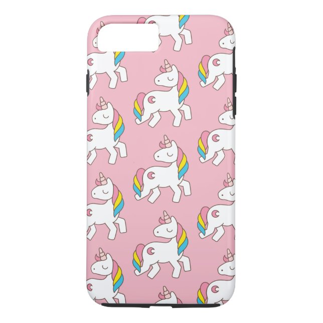 Pink Unicorn Pattern Case-Mate iPhone Case (Back)