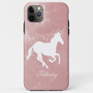 Pink Unicorn Personalized iPhone 11 Pro Max Case
