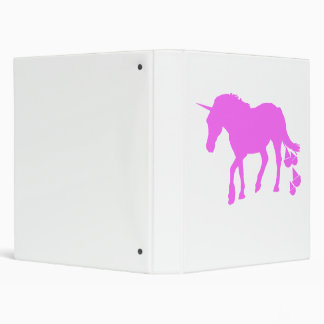 Pink Unicorn Pooping Ice Cream Binder
