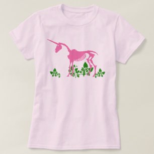 Pink Unicorn Skeleton T-Shirt