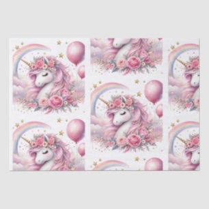 Pink Unicorn  Tissue Paper