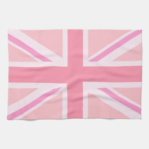 Pink Union Jack/Flag Kitchen Towel